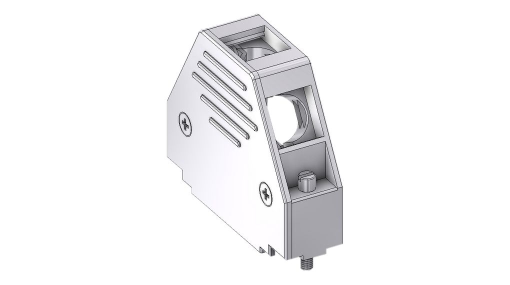 D-Sub Backshell, DB-25, Thermoplastic